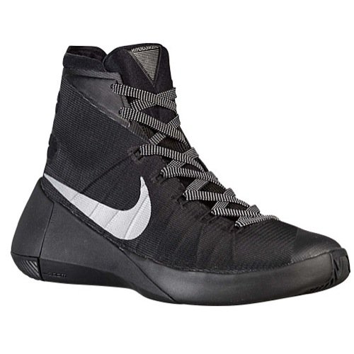 Nike Mens Hyperdunk 2015 Basketball Shoes Black/Metallic Silver