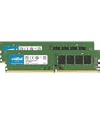 Crucial 32GB Kit (8GBx4) DDR4 2400 MT/s (PC4-19200) SR x8 DIMM 288