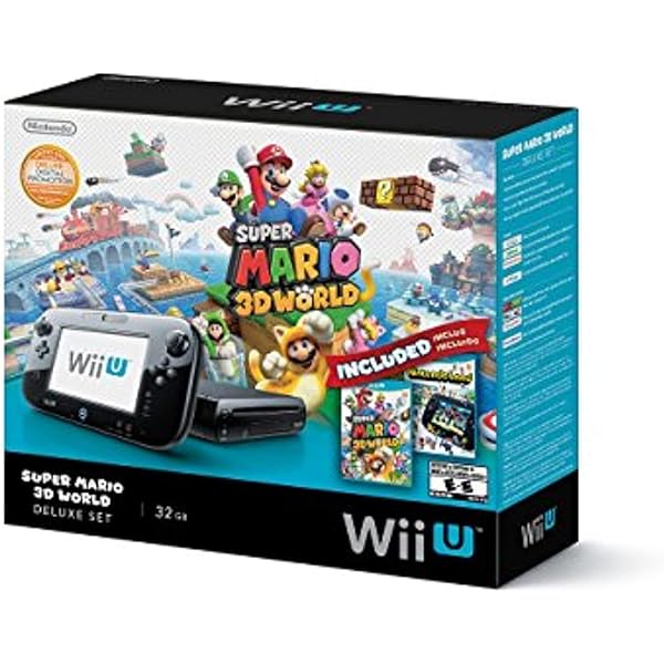 Amazon.com: Nintendo Wii U Mario Kart 8 Deluxe Bundle 32gb black