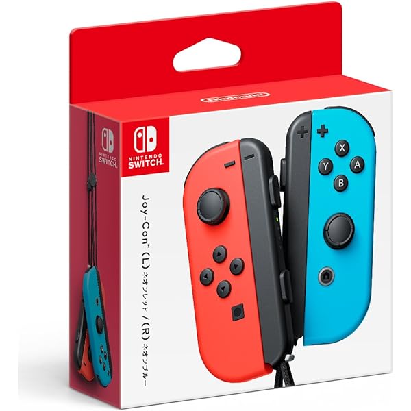 Amazon.com: Nintendo Joy-Con (L/R) - Neon Red/Neon Blue (Renewed