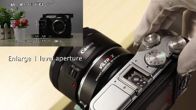 Amazon.com : VILTROX EF-EOS M2 Auto Focus Lens Adapter 0.71x