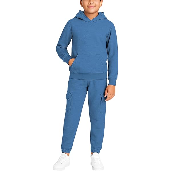 Amazon.com: Quad Seven Boys Sweatsuit Set - 4 Piece Solid Fleece
