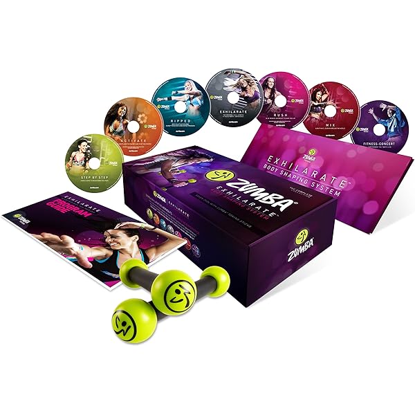 Amazon.com: Zumba Fitness Exhilarate Workout Routine 7 Dvds Box