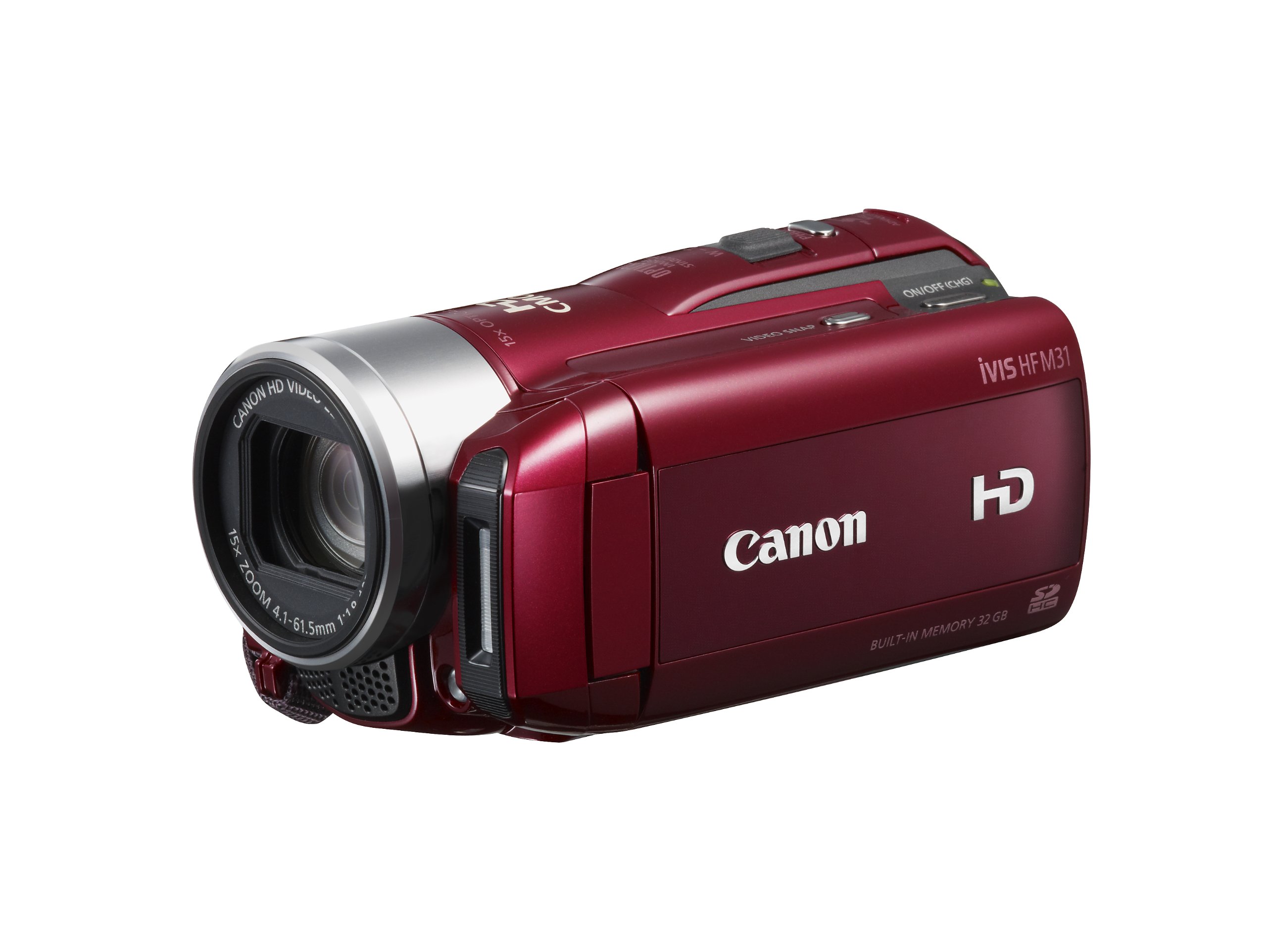 Canon Full HD video camera IVISHFM31RD Red 32GB internal memory | eBay