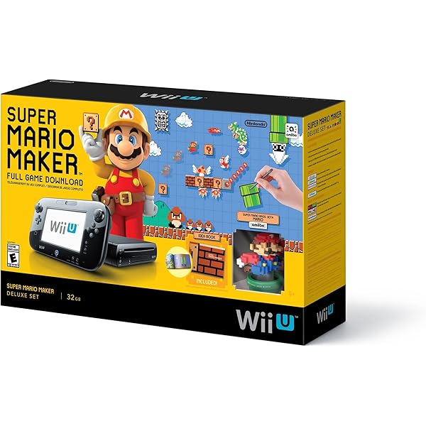 Amazon.com: Super Mario Maker Console Deluxe Set - Nintendo Wii U