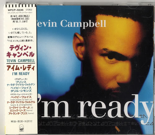 Tevin Campbell I'm Ready Japanese Promo Cd Album WPCP-5636 I'm