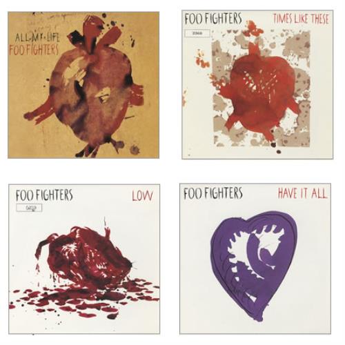 Foo Fighters One By One Singles Set UK 7