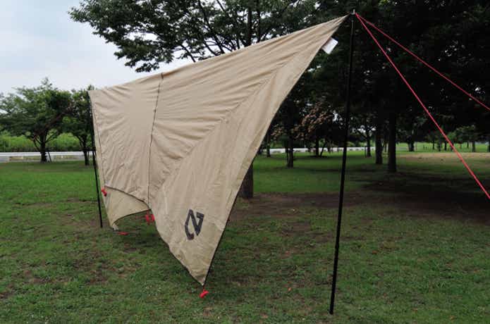 一人で設営できちゃう簡単タープ「シャドウキャスター」が見た目もGood