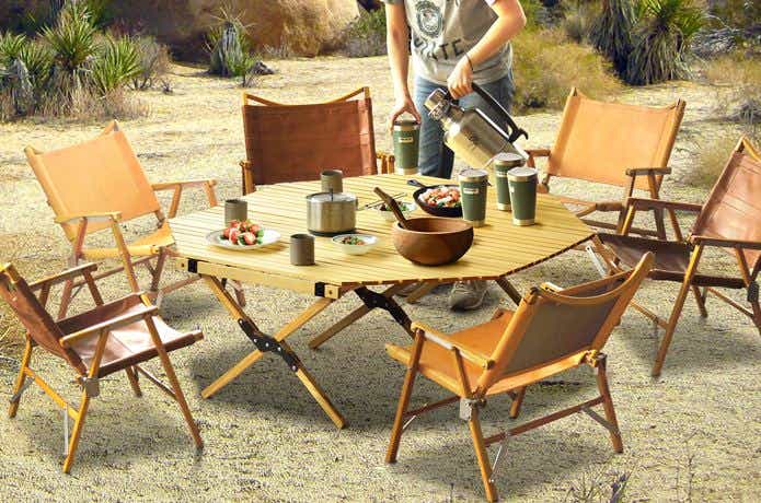 まさかの八角形！？OUTPUT LIFEより大人数で食卓を囲めるNEWテーブル