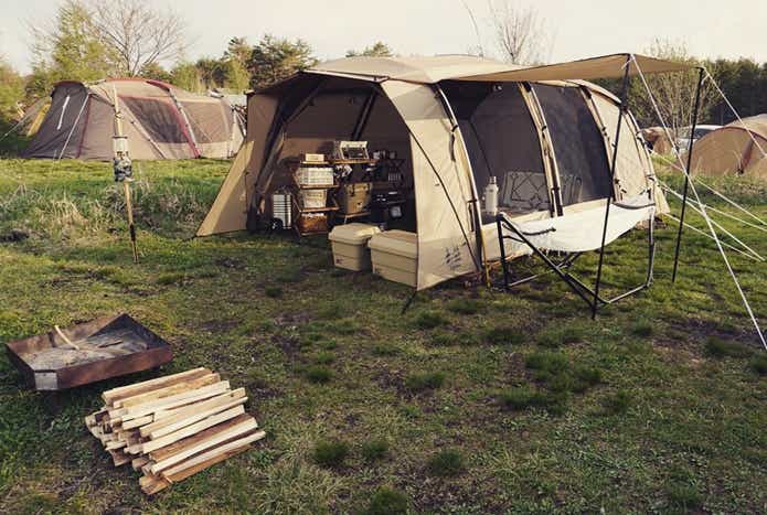 トンネル型の真打ち登場！ogawaのテント「アポロン」はメッシュに違い