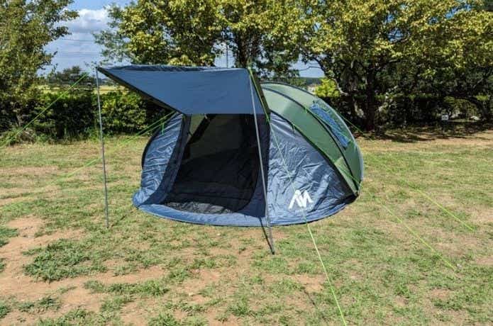 設営レビュー！】ayamaya ポップアップテントを実際に使った評価は