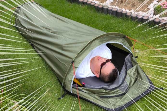 オヤジの野望】大型テント？しゃらくせぇ！俺は「ビビィ」で孤独に大地