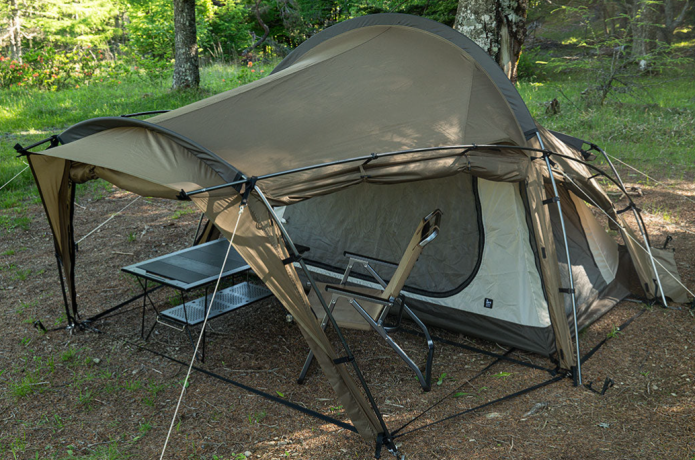 ゼインアーツ新作】3.9万円で軽量2ルームが実現！新テント「UKA」の