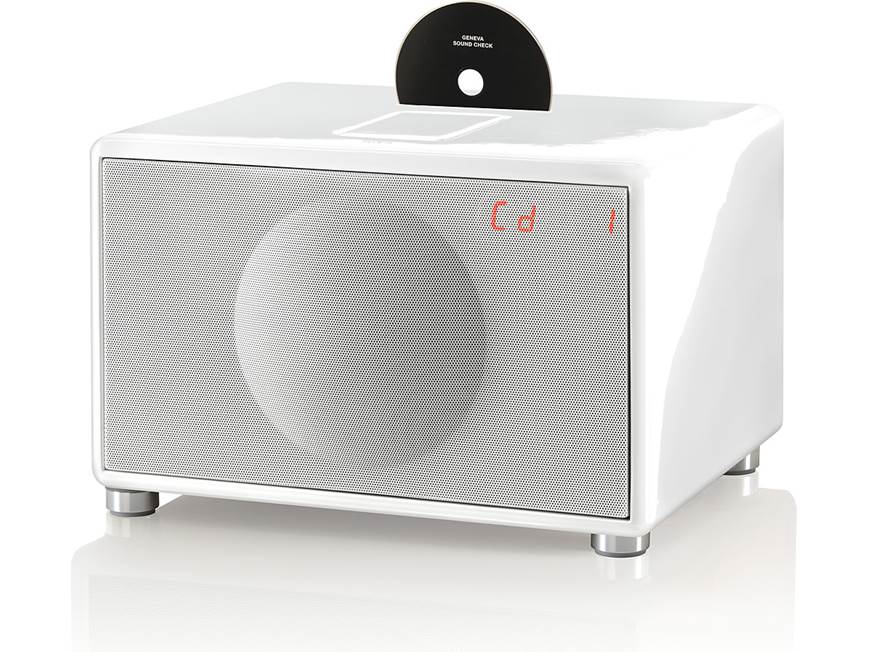 Geneva Sound System Model L (White) CD player/radio with iPod® and