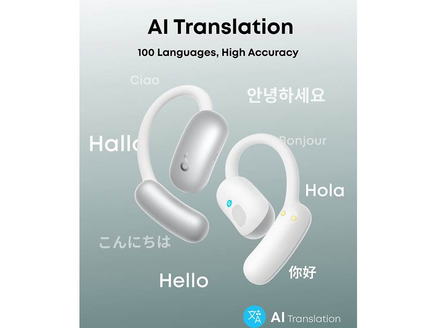 Anker Soundcore AeroFit 2 (with AI Translation) (White) Wireless