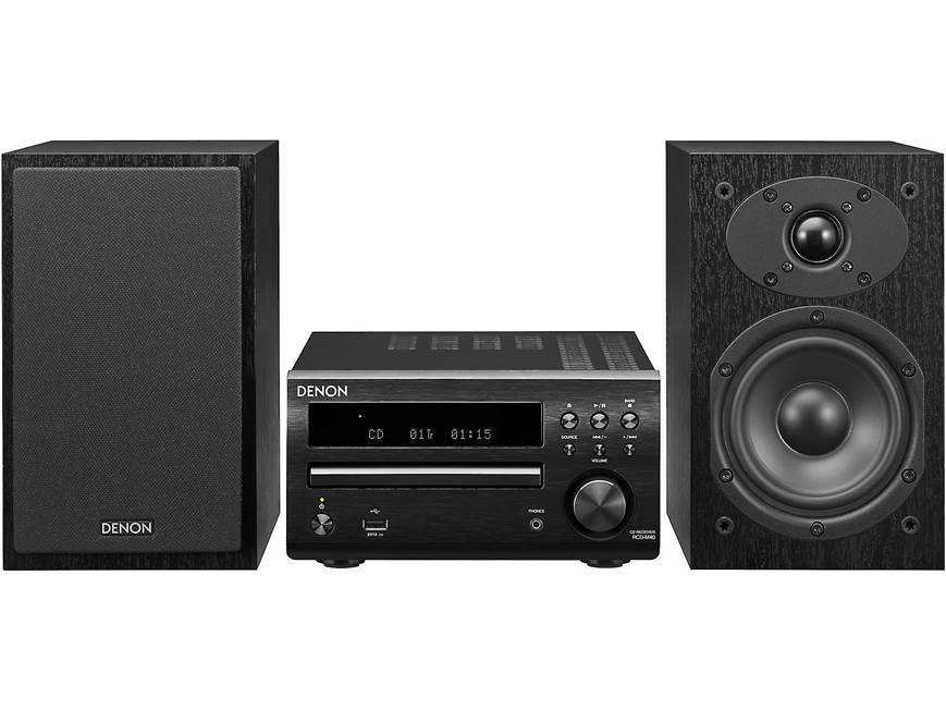 Denon D-M40 CD/FM micro desktop stereo system at Crutchfield