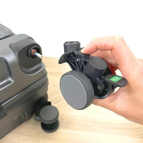 BRIGHTECH＞ストッパー付き交換用キャスター／ﾌﾞﾗｯｸ | ANAショッピング