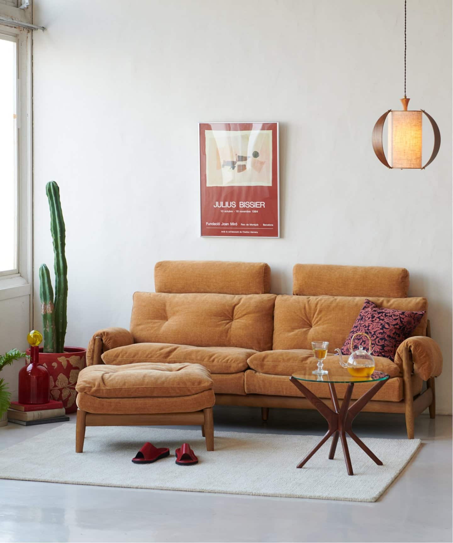 大型商品》MADEIRA SOFA (NTR/MT) マデイラソファ マスタード（ソファ