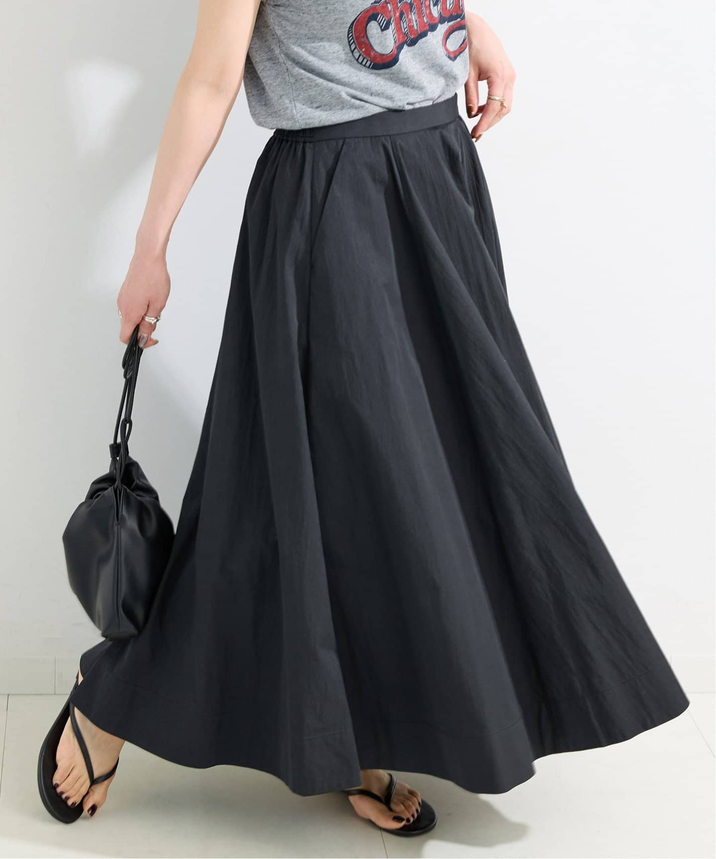 手洗い可 / フレアスカート（ロング・マキシ丈スカート）｜B.C STOCK