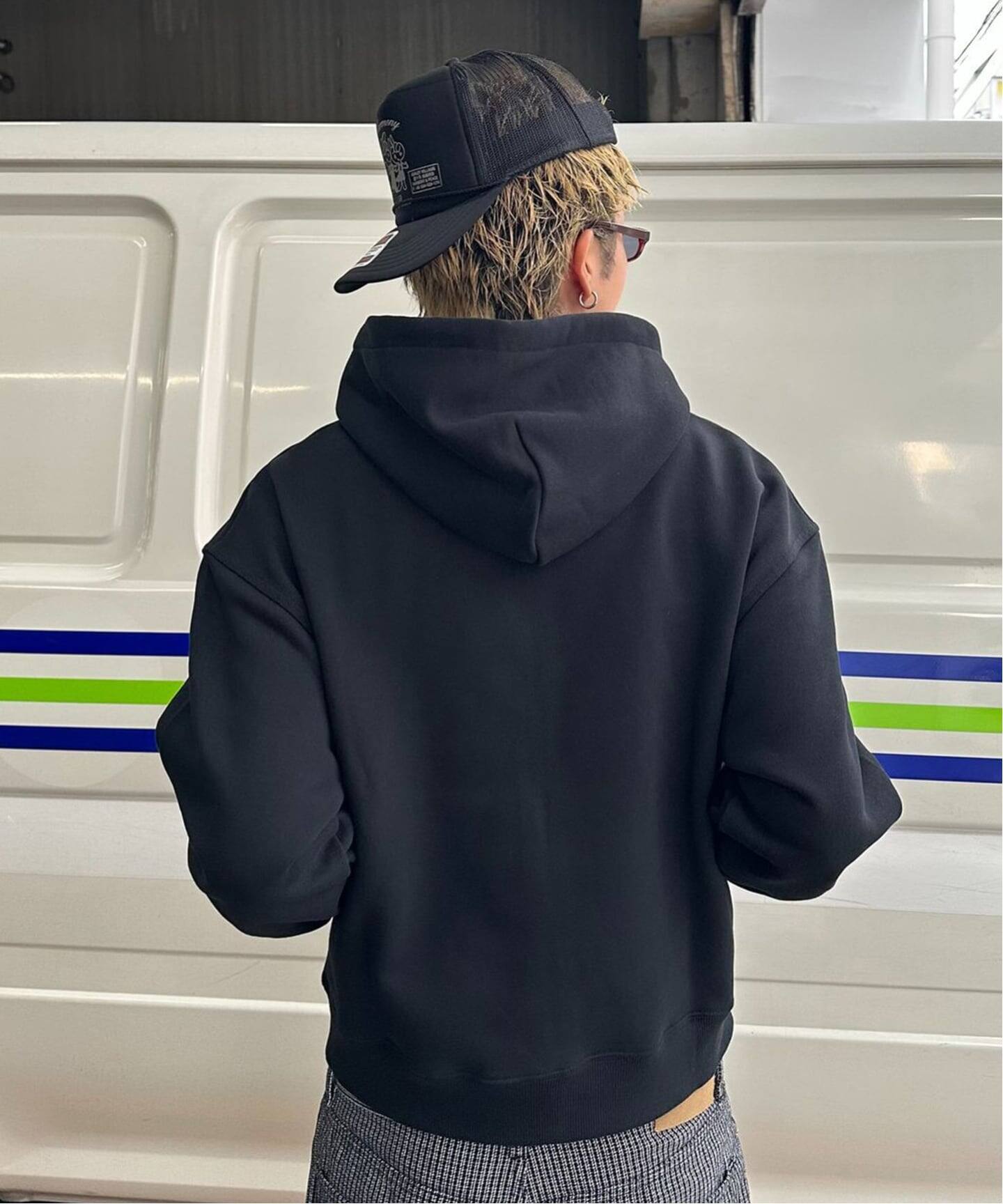 BRAIN DEAD/ブレインデッド】 COLLEGIATE ZIP UP HOODIE