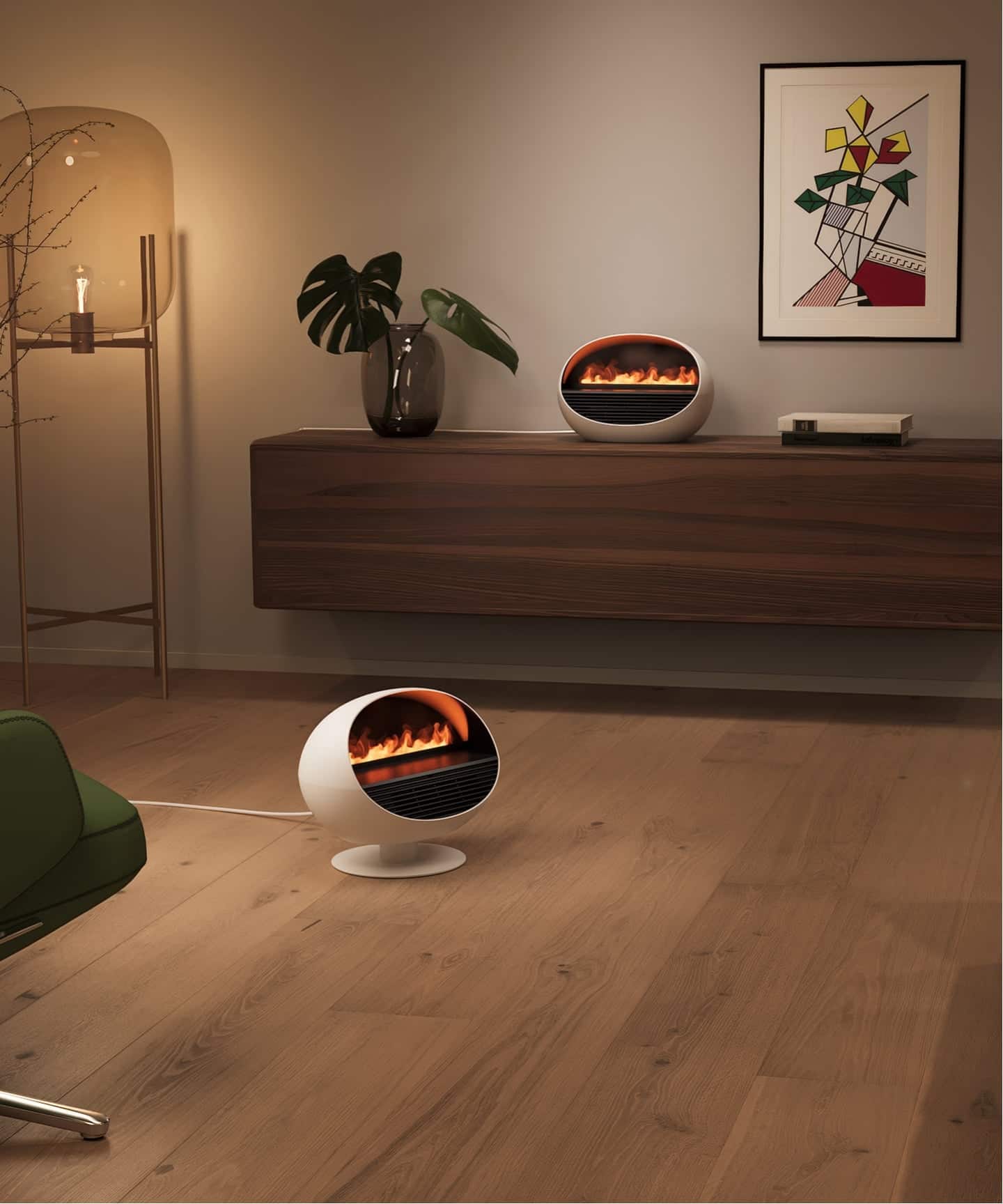 ☆【STADLER FORM/スタドラフォーム】ERIK アロマファンヒーター（家電