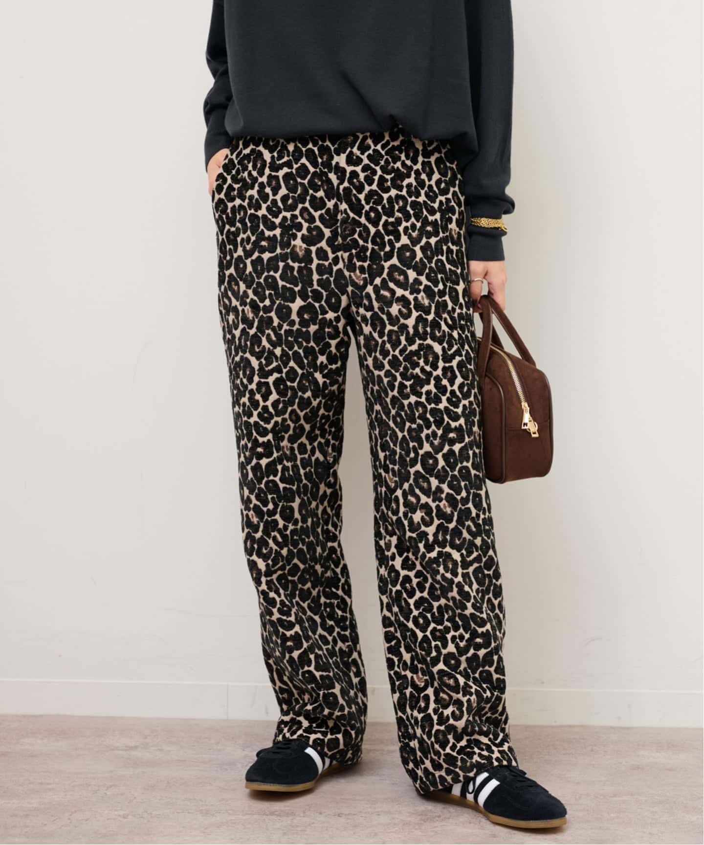 WEB限定追加》レオパードジャガードパンツ（その他パンツ）｜JOURNAL