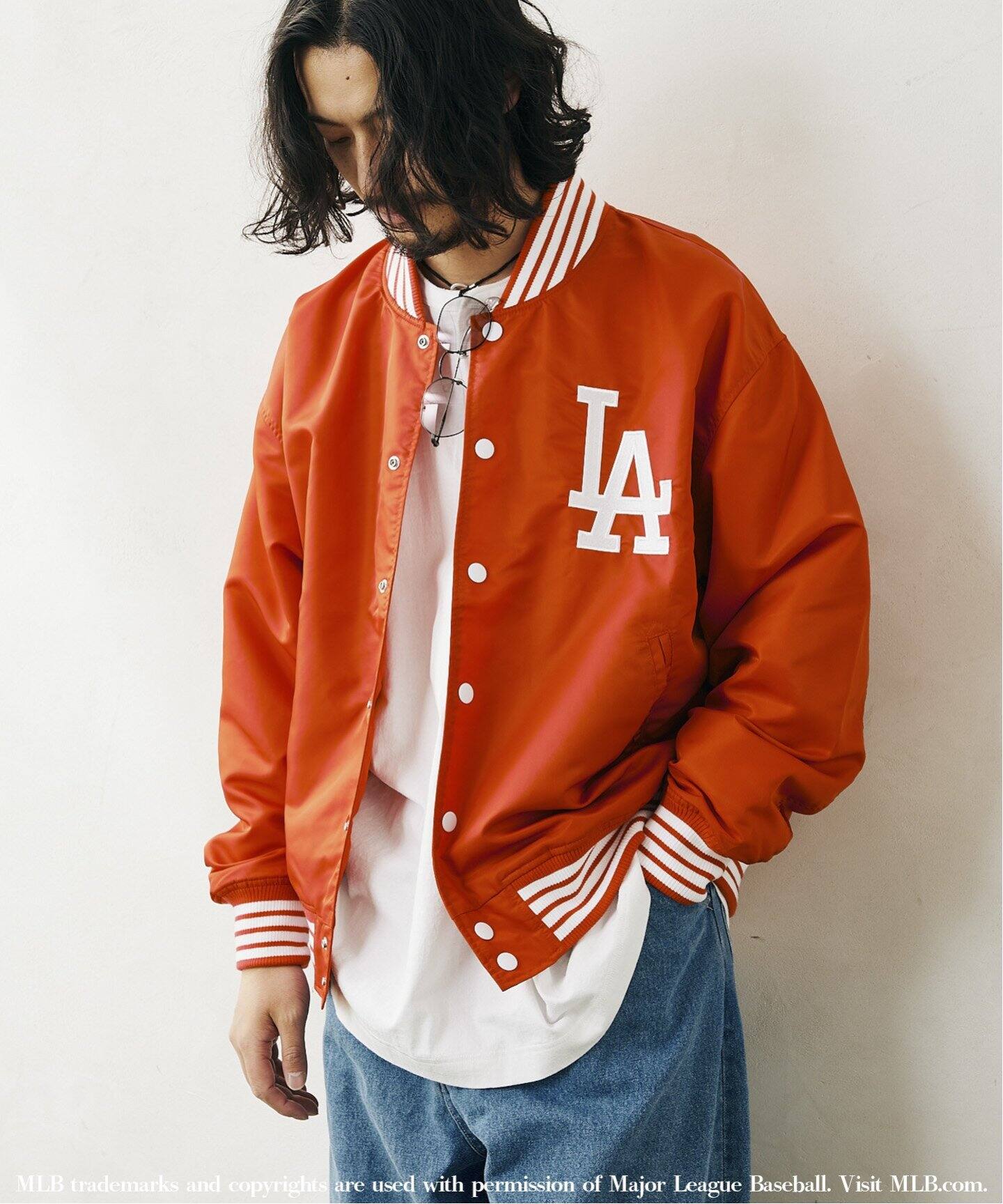 FANATICS/ファナティクス×JOURNAL STANDARD】別注 サテン ジャケット