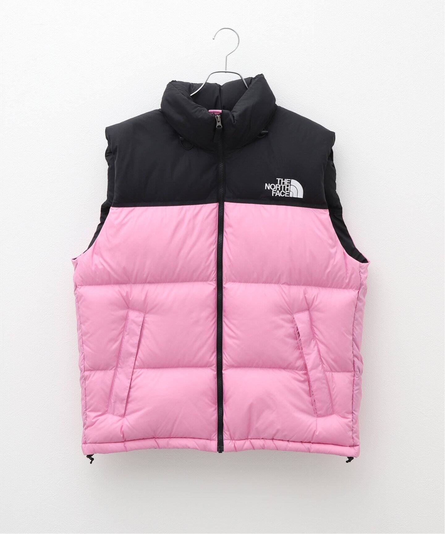 お8☆ THE NORTH FACE ダウンベスト レディース S ピンク