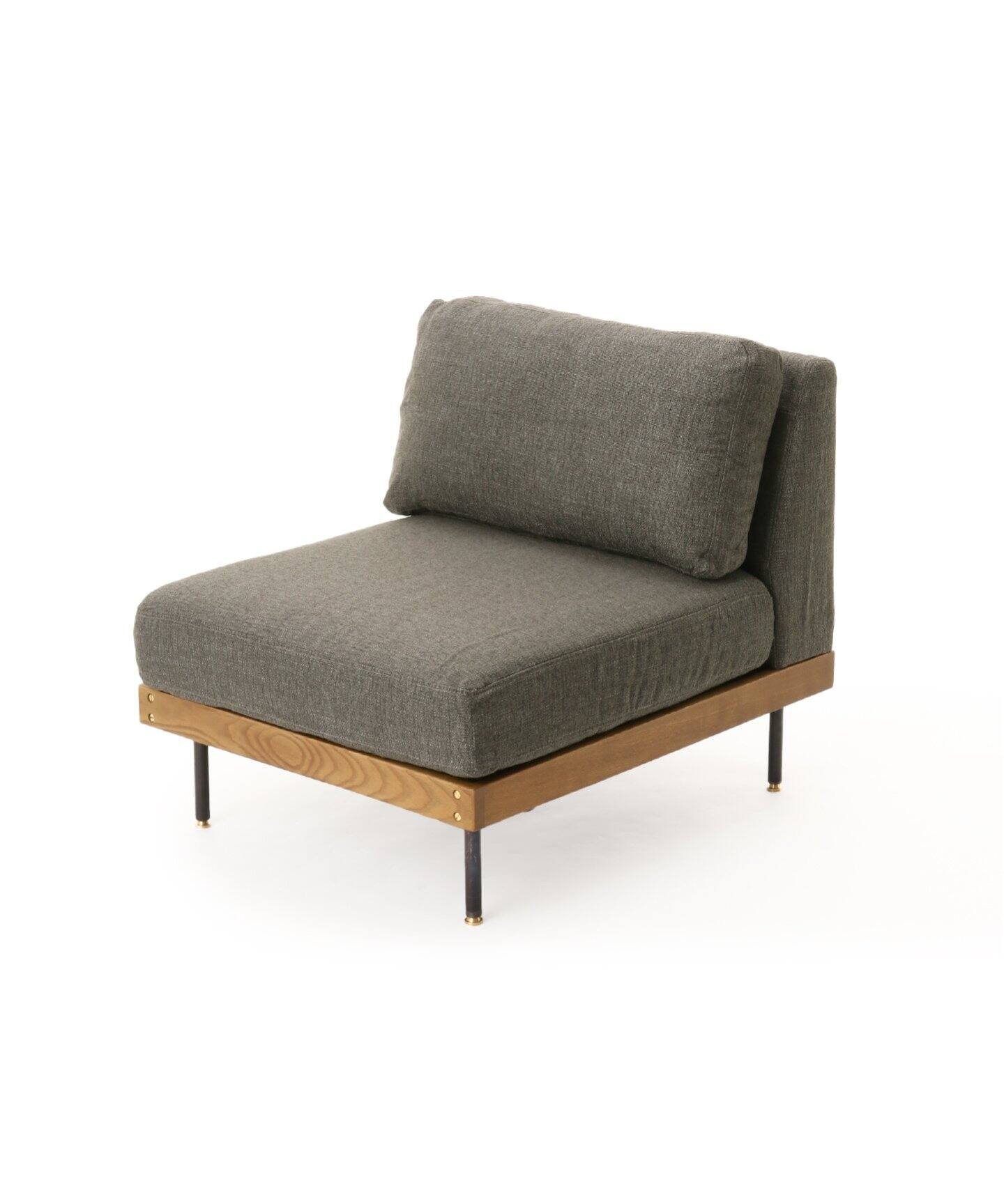 大型商品》LILLE SOFA 1P リル 1シーター グレー2nd（ソファ