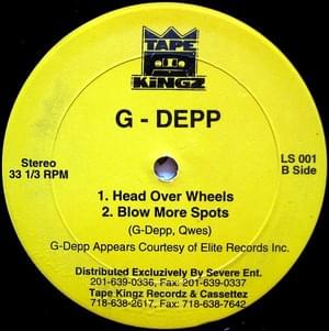 G-Depp Head Over Wheels LP レコード HEAD OVER WHEELS (1996-1998