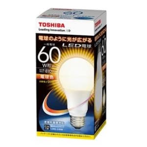 LDA9L-G/60W (東芝)｜60W形相当(全光束810lm以上)｜LED電球｜電材堂