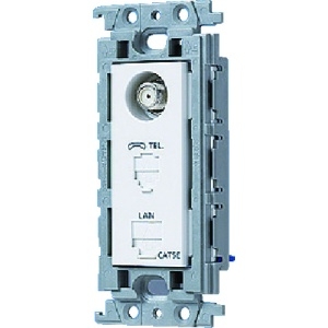 WTF1681W (パナソニック)｜マルチメディアコンセント｜配線器具｜電材