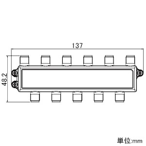 AV-D10MS-00 (Abaniact)｜10分配器｜アンテナ部材｜電材堂【公式】