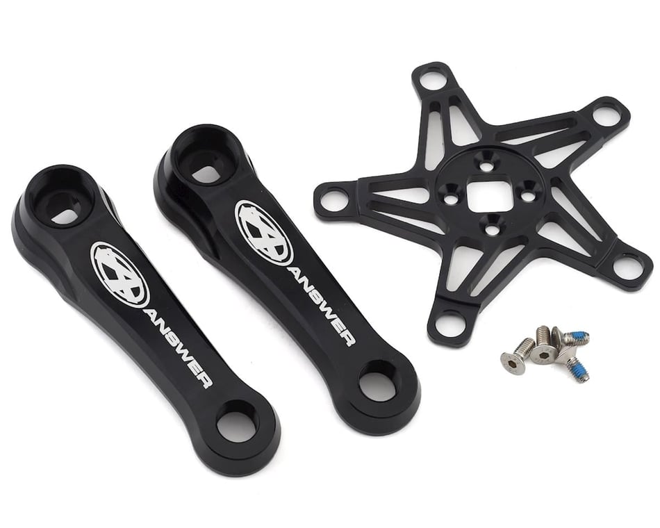 Answer Mini Cranks (Black) (100mm) - Dan's Comp