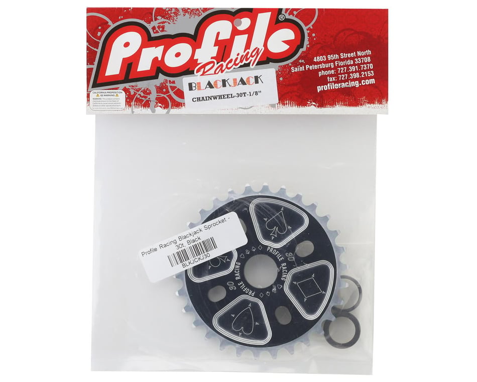 Profile Racing Blackjack Sprocket (Black) (30T) - Dan's Comp