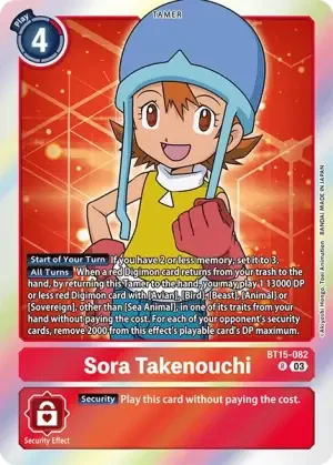 Sora Takenouchi (BT15-082) - DigimonCard