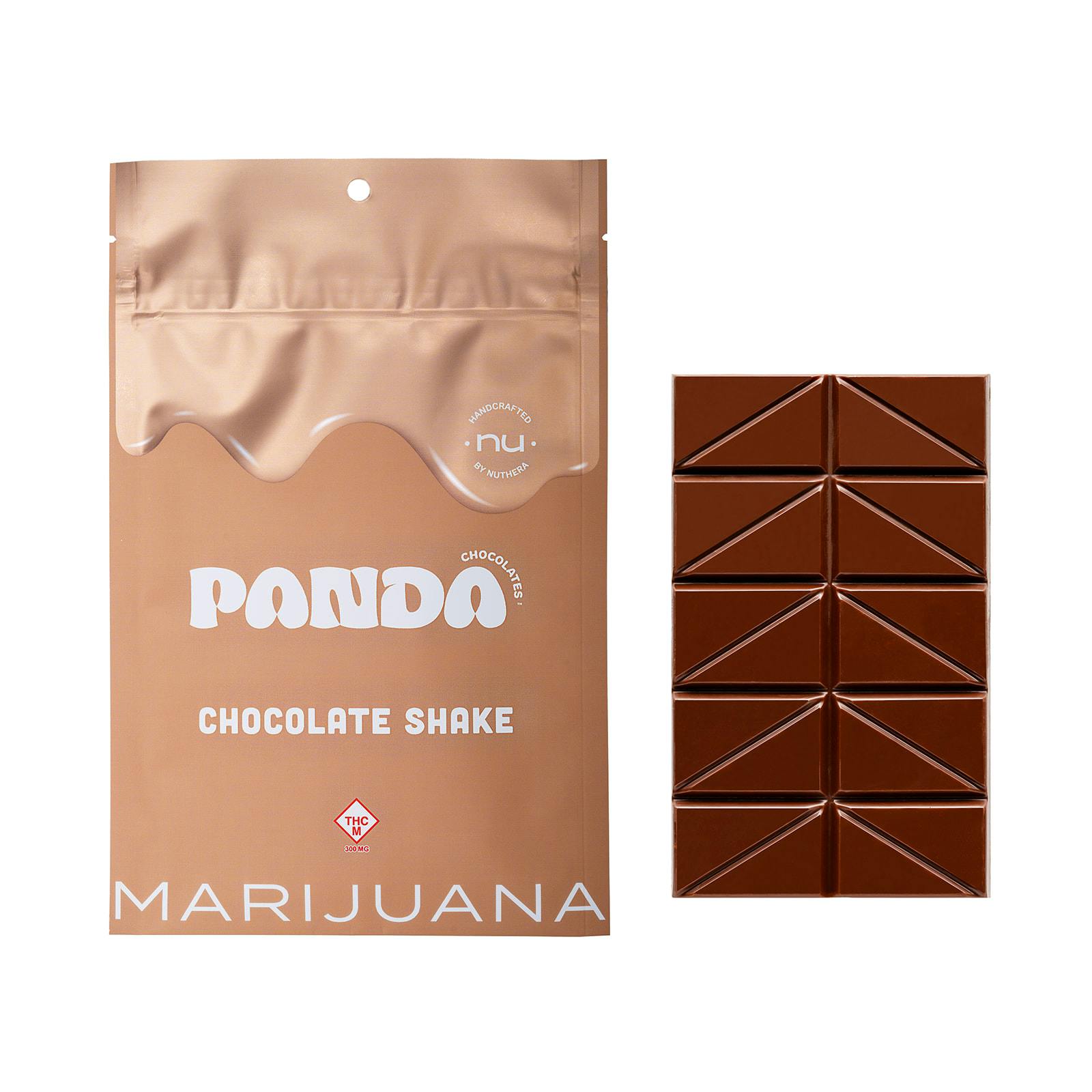 Panda: High-Dose Chocolate | Chocolate Shake | 300mg | 10pk