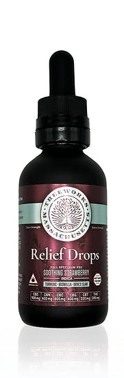 Treeworks Tincture | Relief Drops 200mg | (4.5:3:3:2:1:1) (CBD:CBN