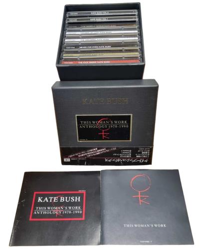 Kate Bush This Woman's Work Anthology + Obi Japanese CD Album Box