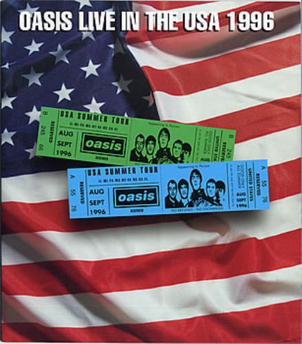 Oasis Live In The USA 1996 US tour programme (289662) TOUR PROGRAMME