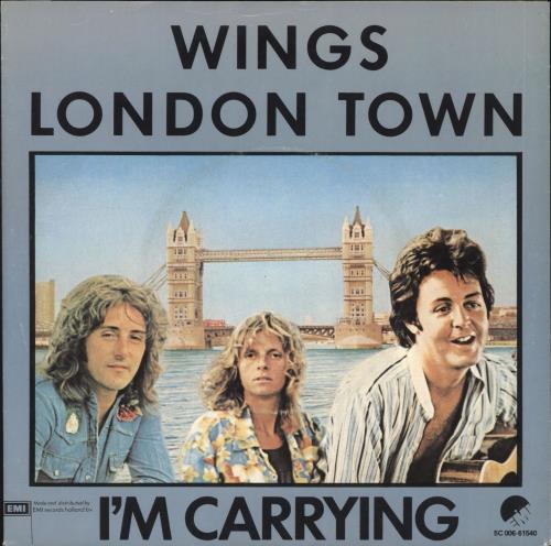 Paul McCartney and Wings London Town + Sleeve Dutch 7