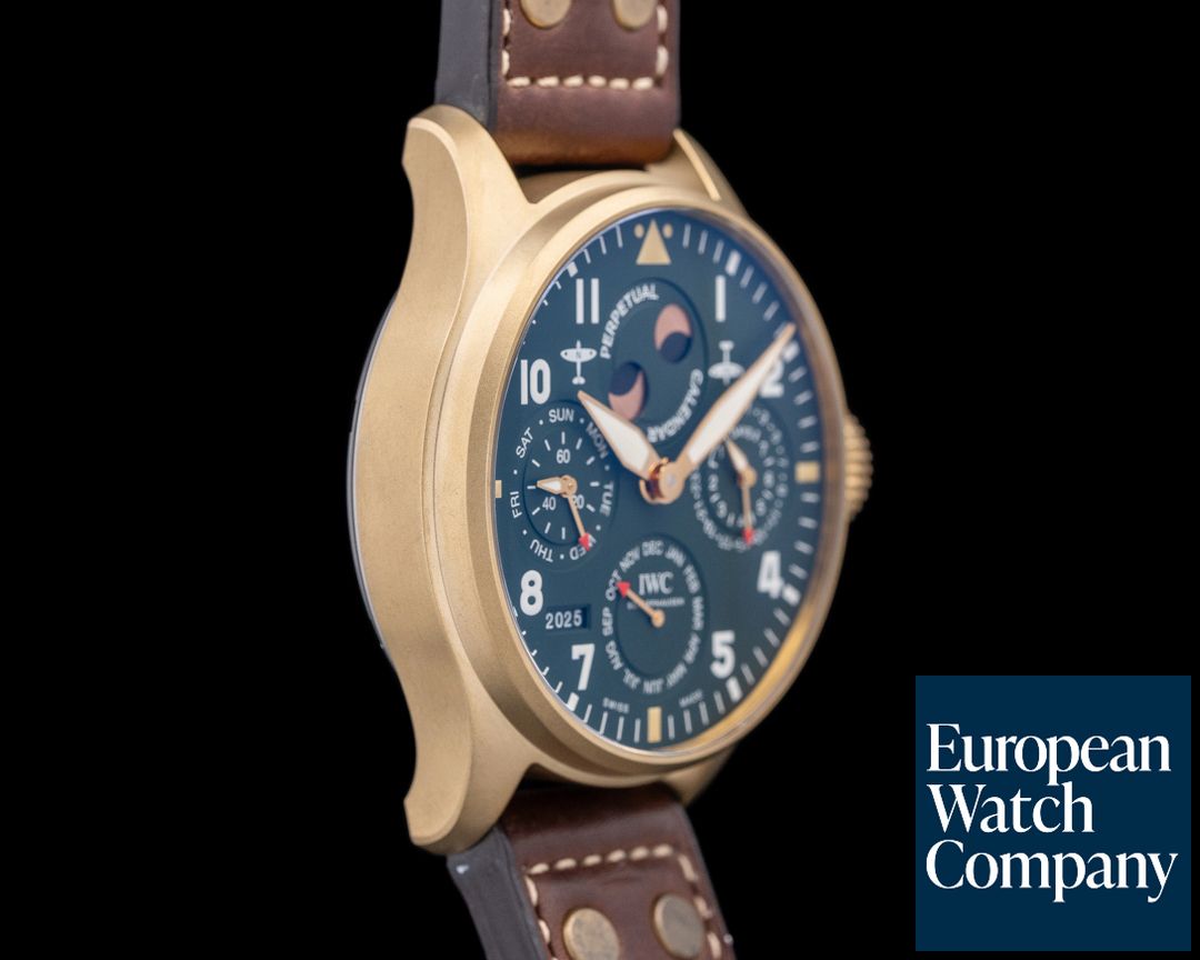 61818) IWC IW503601 Big Pilot Perpetual Calendar Bronze Green Dial