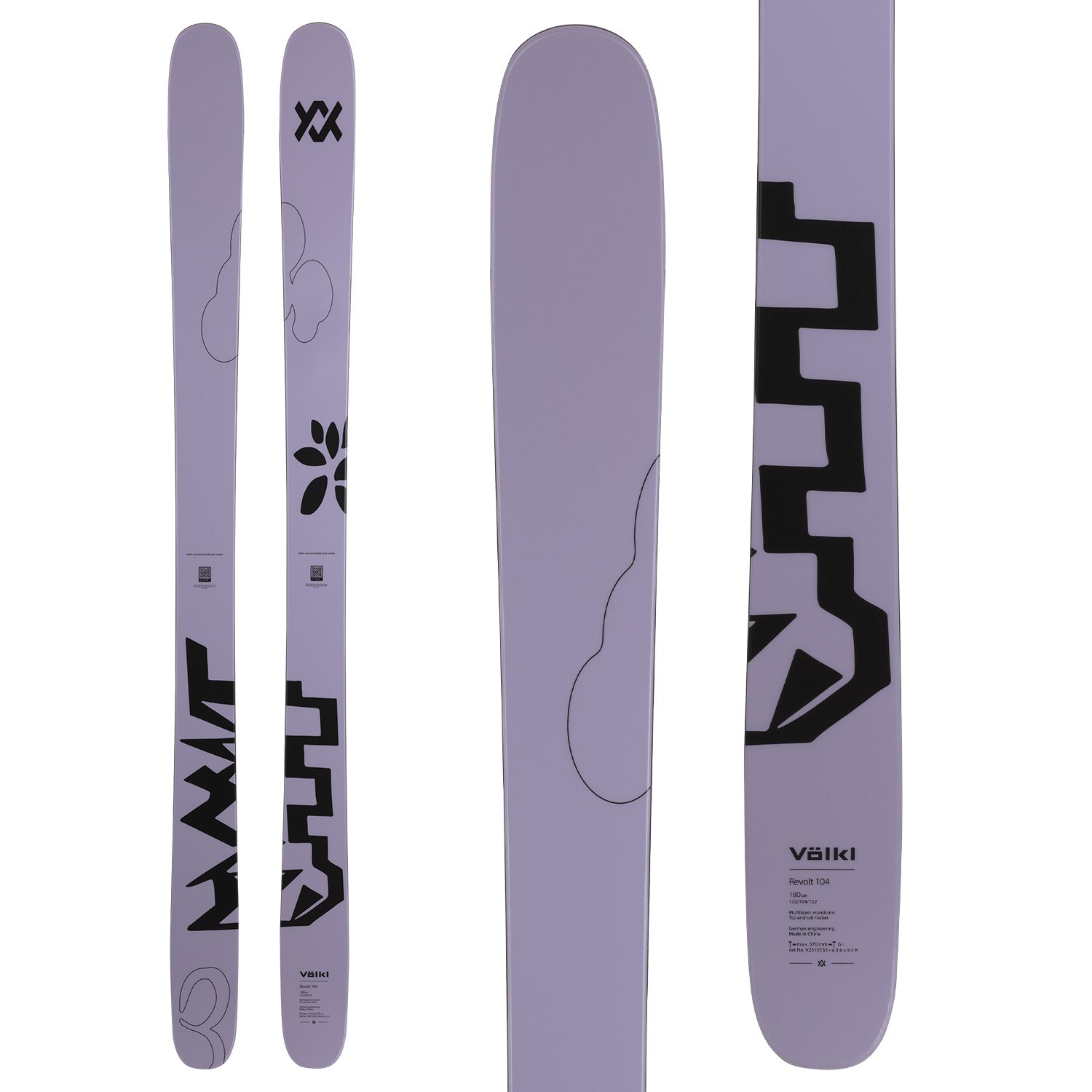 Völkl Revolt 104 Skis 2026 | evo