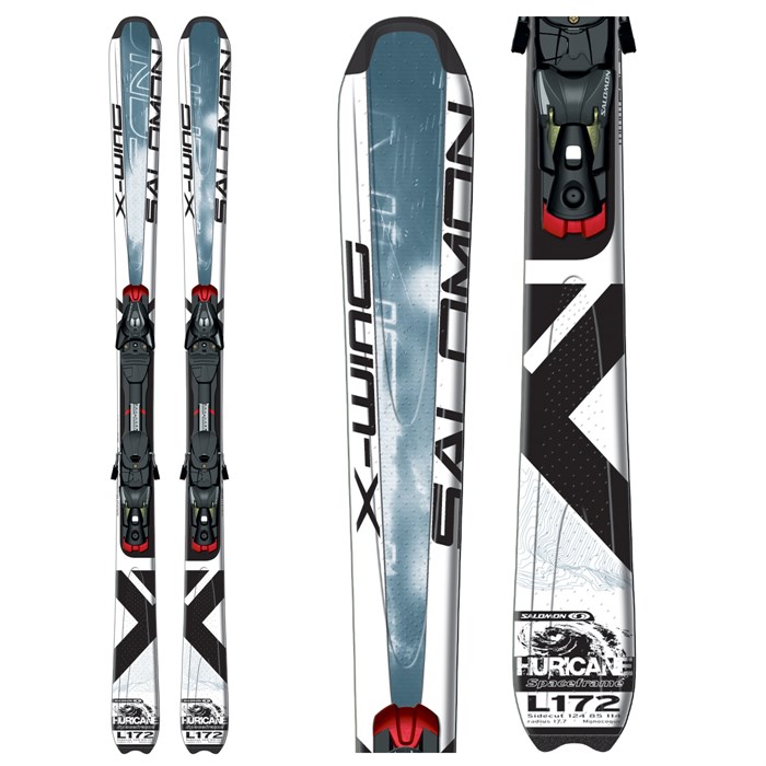 Salomon X Wing Hurricane Skis + Salomon Z10 Bindings 2008 | evo Canada