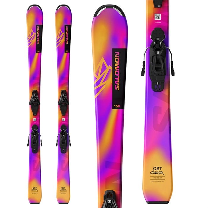 Salomon Lux Jr M Skis + L6 GW Bindings - Kids' 2026 | evo