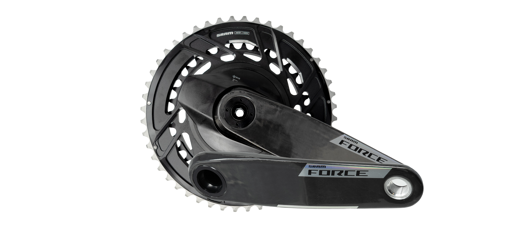 SRAM Force AXS E1 DUB Power Meter 12-Speed Crankset Excel Sports