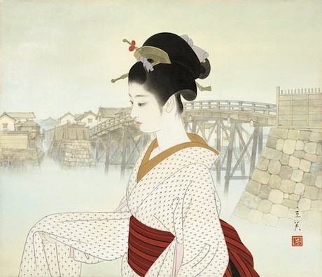 赤レンガで日本の美を感じる美人画展「志村立美-美人画の世界