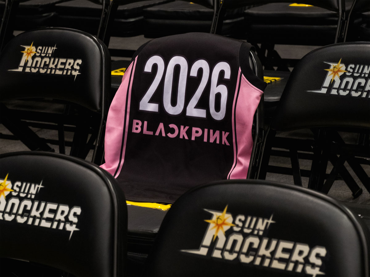 バスケットボールシャツの背面デザイン＝サンロッカーズ渋谷