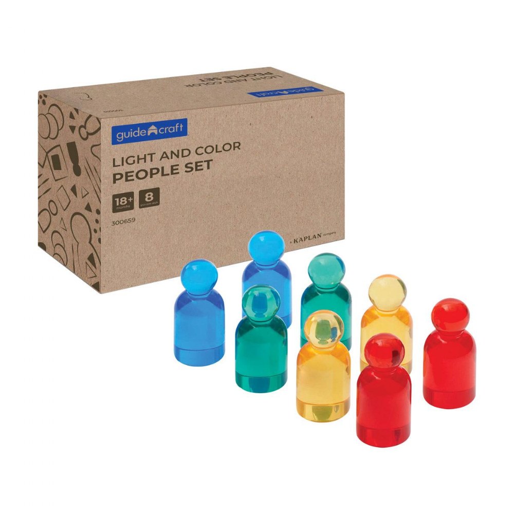Light and Color People Set - 8 Pieces | Kaplan Early Learning