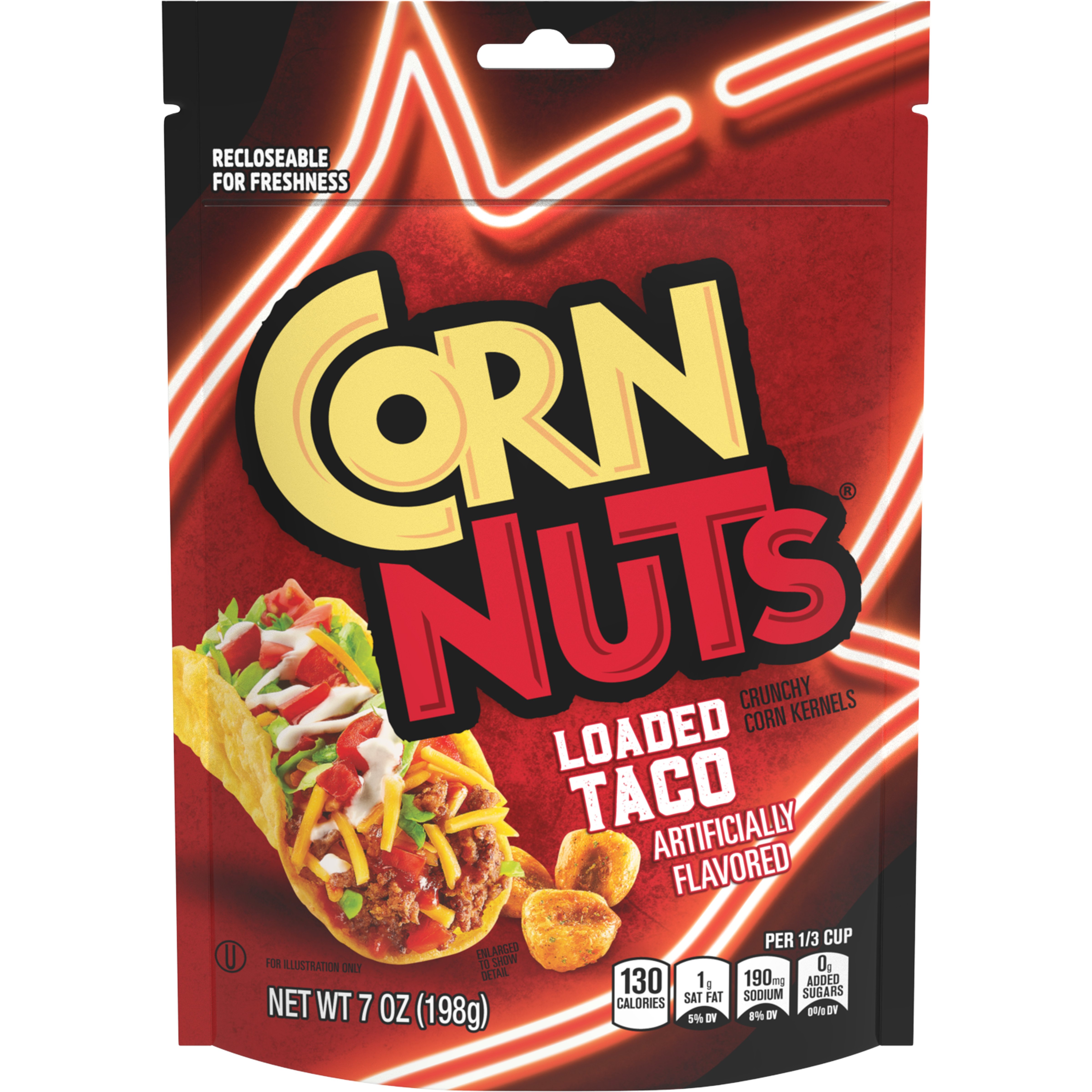 Corn Nuts Crunchy Corn Kernels - Loaded Taco, 7 oz | Joe V's Smart